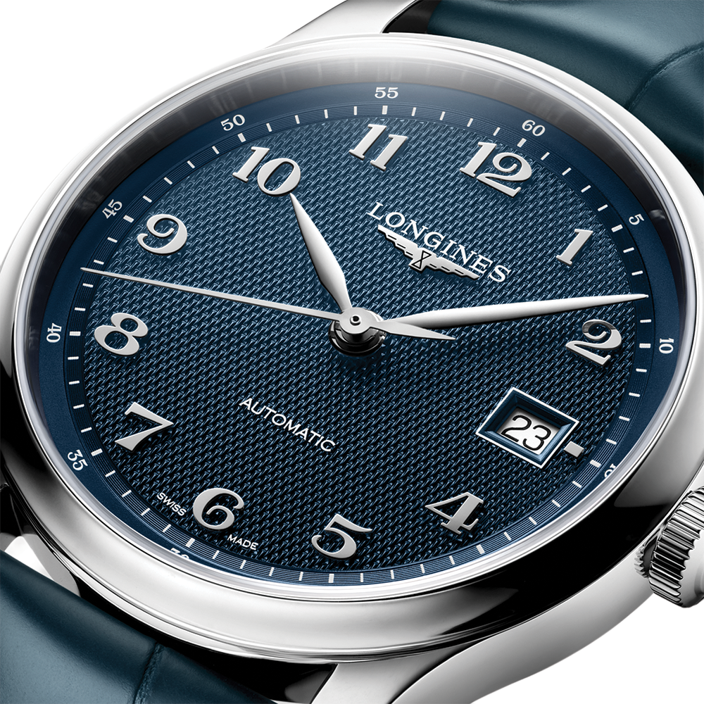 Master 39mm - Blue on Leather Strap