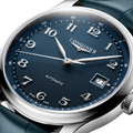 Master 39mm - Blue on Leather Strap