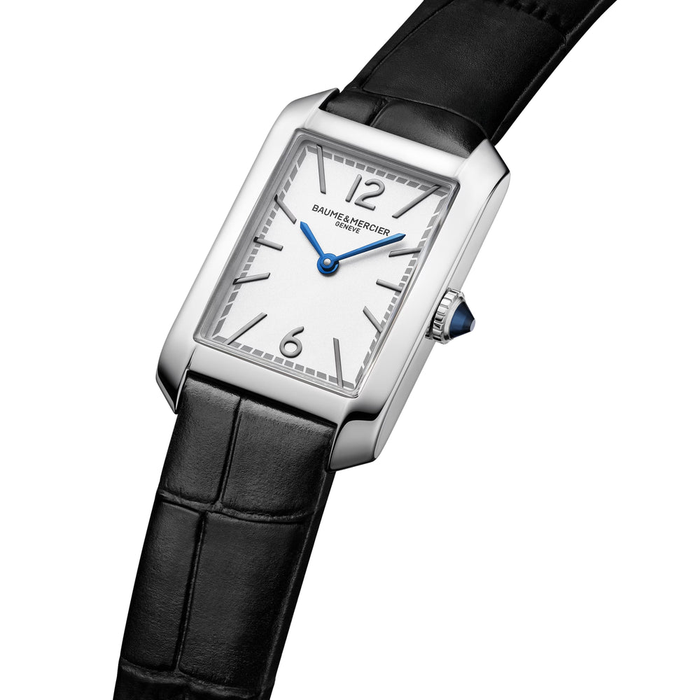 Hampton 10795 Quartz 35mm - White on Leather Strap