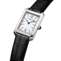 Hampton 10795 Quartz 35mm - White on Leather Strap