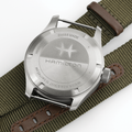 Khaki Field Power Reserve Mechanical 40mm Green on Fabric Strap