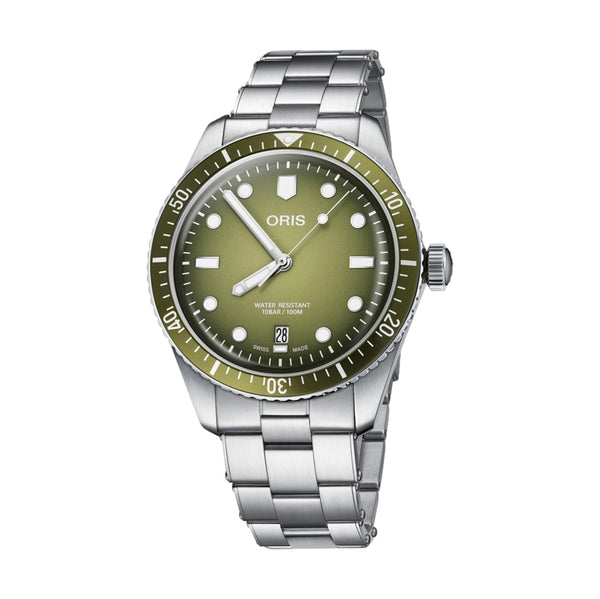 Divers Sixty-Five 40mm - Forest Green on Bracelet | Teddy Baldassarre