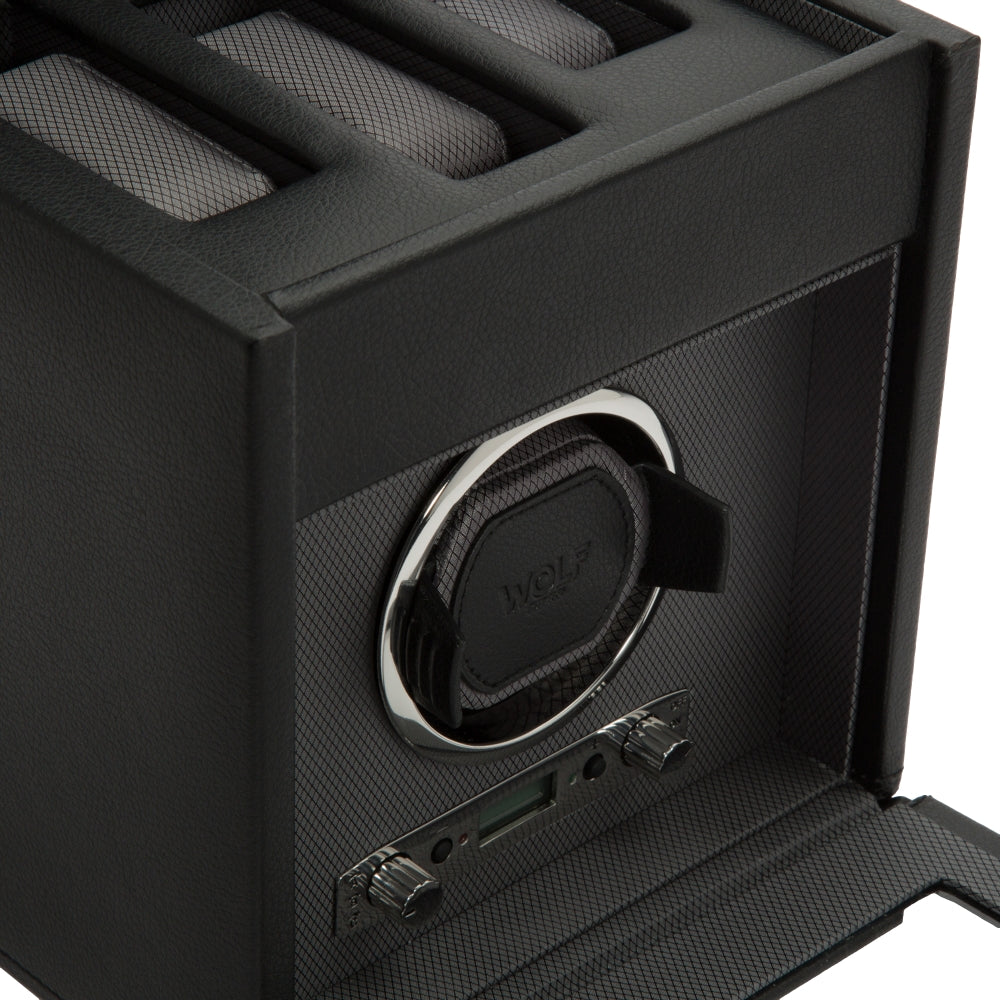 Viceroy Single Watch Winder with Storage - Black