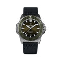 Reef 39.5mm green dial with green ceramic bezel on black nylon strap