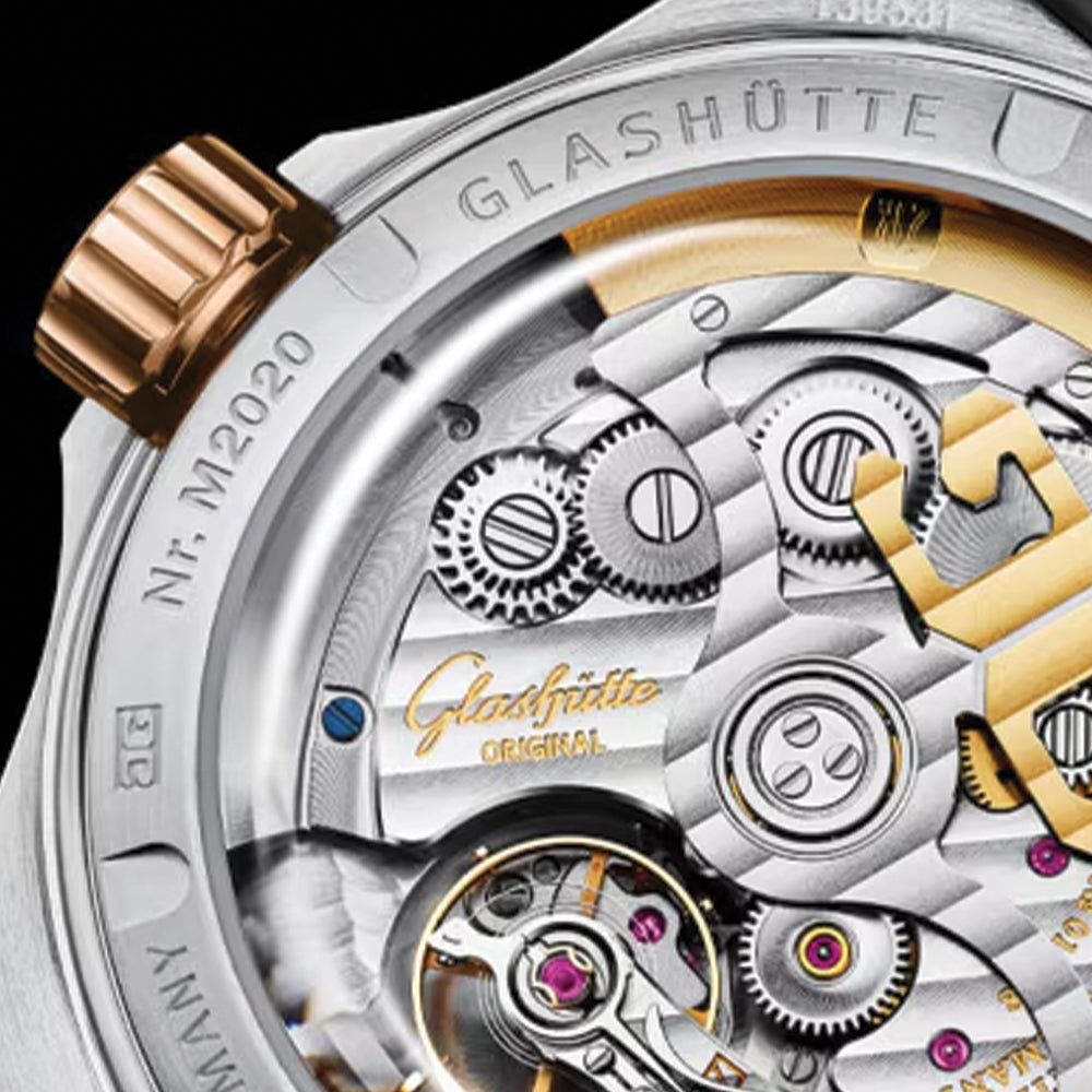 SeaQ Panorama Date 43mm - Galvanized Grey on Strap | Teddy Baldassarre