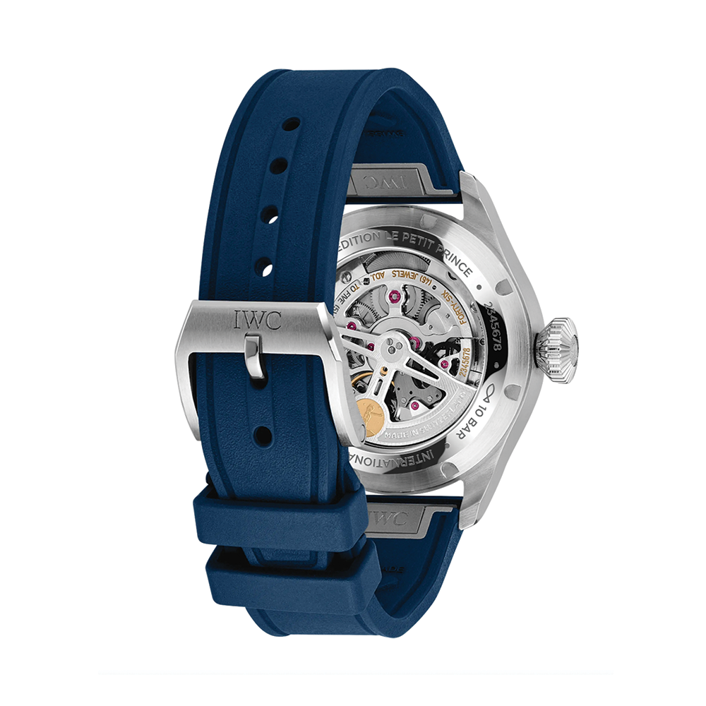 Big Pilot's Watch Perpetual Calendar ProSet Le Petit Prince 42mm - Blue on Bracelet w/ Additional Rubber Strap