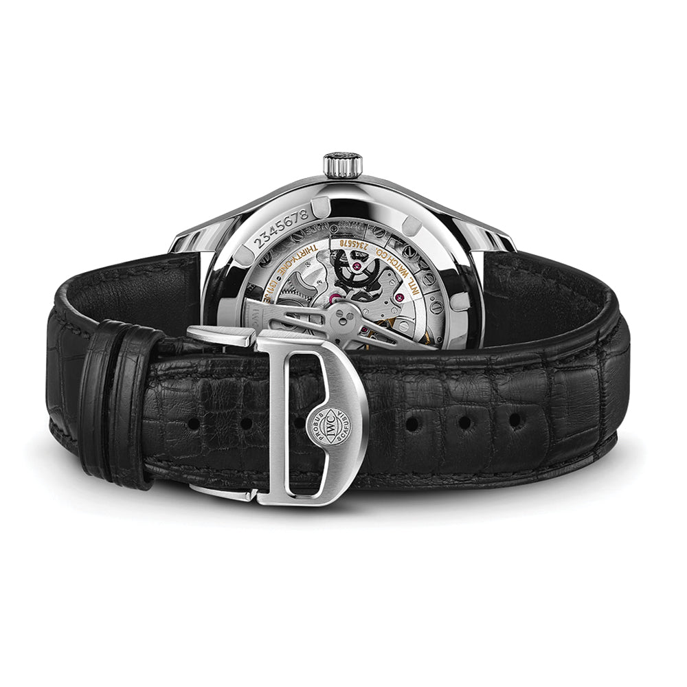 Portugieser Automatic 40mm - Salmon on Leather Strap