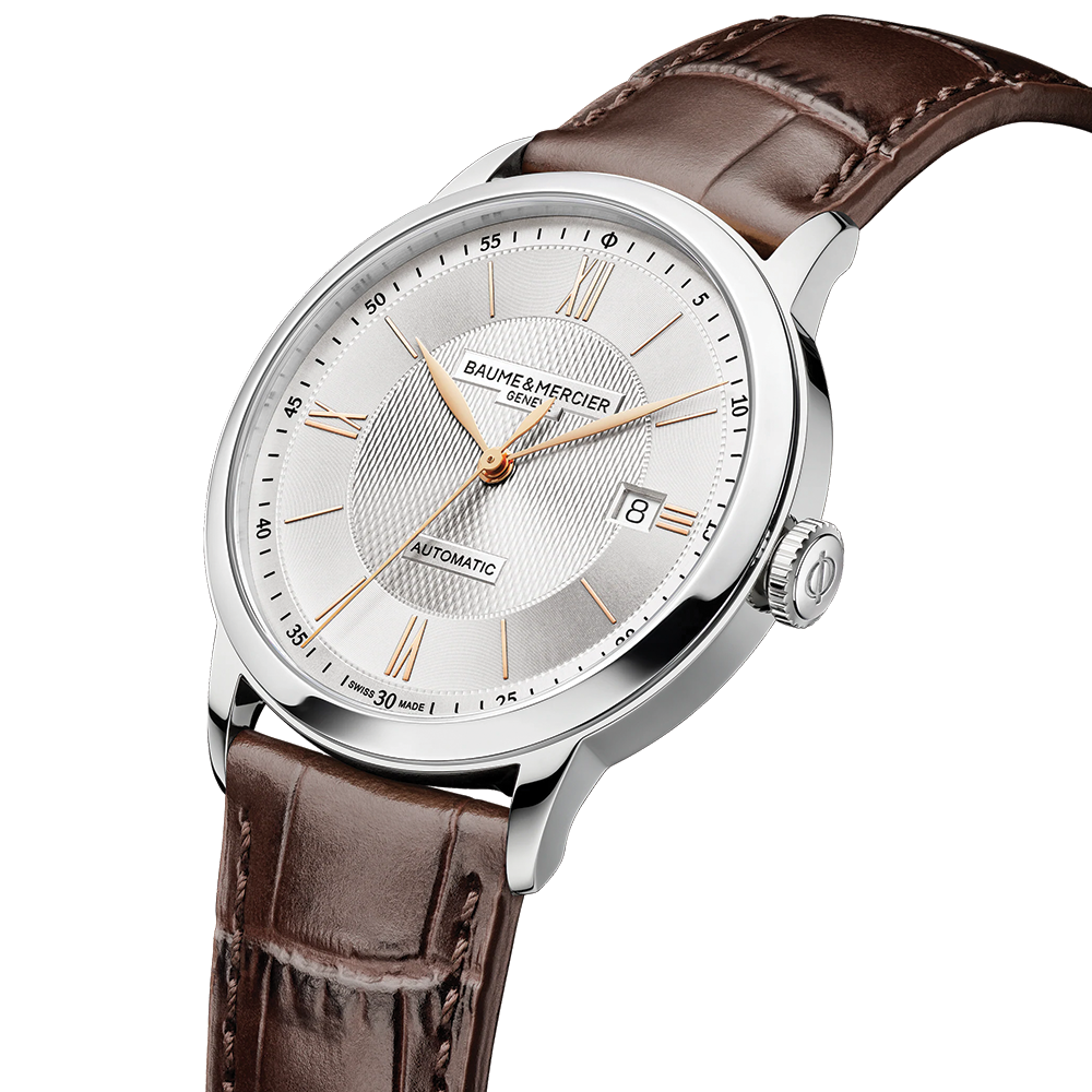 Classima 10853 Automatic 40mm - Silver on Leather Strap