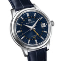 SBGM257 Elegance Automatic Mechanical GMT 39.5mm - Blue on Leather Strap