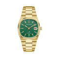Super Seville High Precision Quartz Gold-Tone 37.5mm - Green on Bracelet