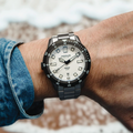 Sector Deep Polar Destro 38mm - White on Bracelet