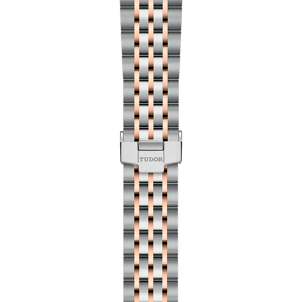 1926 Rose Gold Two-Tone 36mm - White on Bracelet