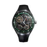 ElectroStatic DNA 45mm - Green/Grey on Rubber Strap