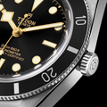 Black Bay 54 37mm - Black on Rubber Strap