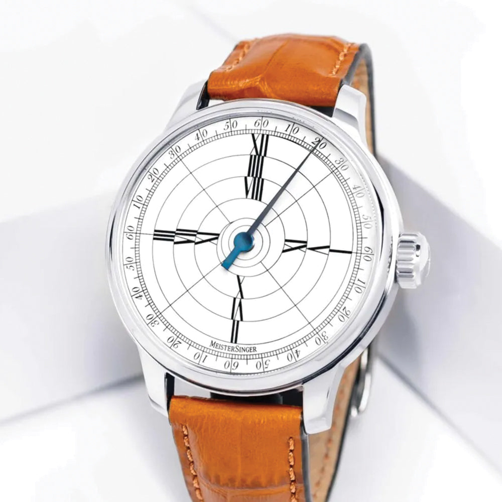 Limited Edition Benjamin Franklin 43mm - White on Leather Strap