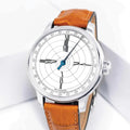 Limited Edition Benjamin Franklin 43mm - White on Leather Strap