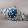 TrailTrekker Basecamp 39.5mm - Blue on Bracelet