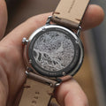 Hamburg Quartz 42mm - Graphite on Leather Strap