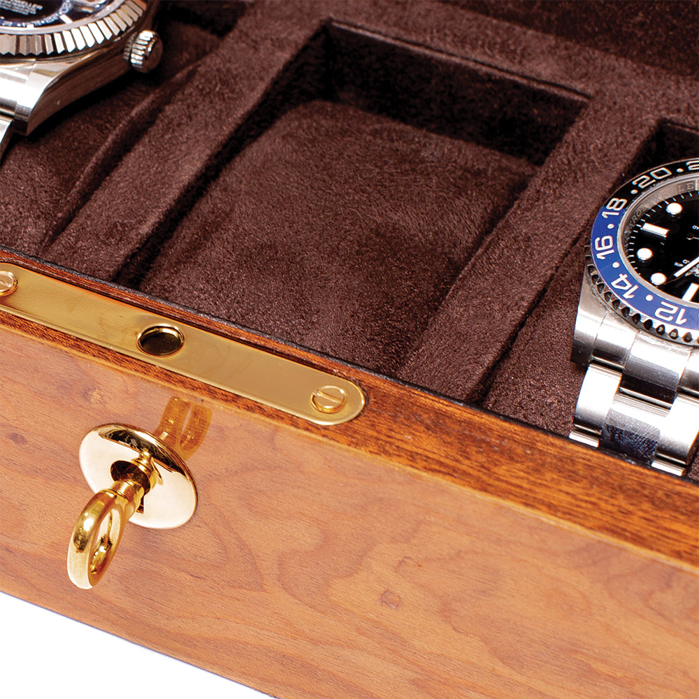 Heritage Five Watch Box - Burr Walnut