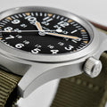 Khaki Field Mechanical 42mm - Black on Textile Strap