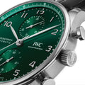 Portugieser Chronograph 41mm - Green on Leather Strap