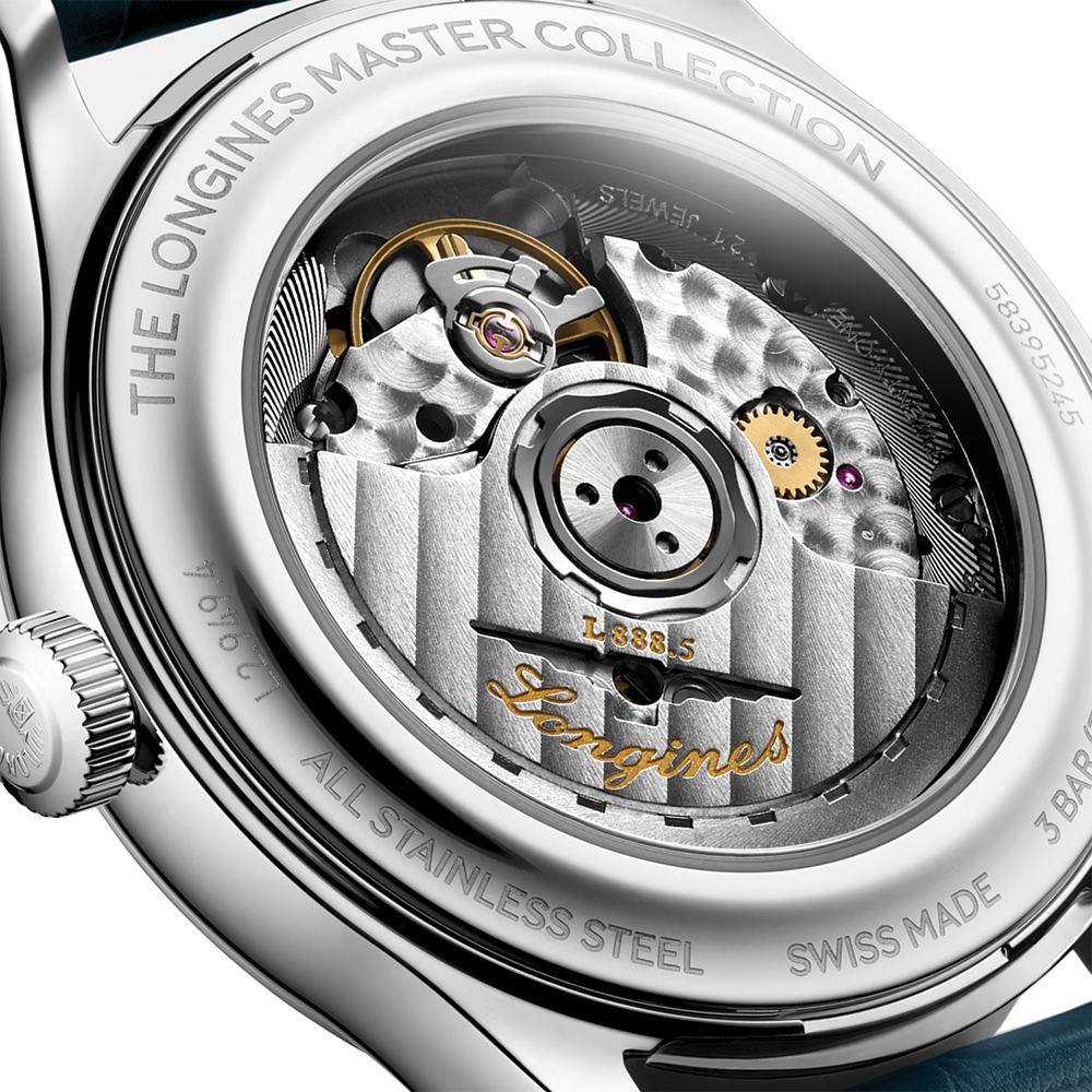 Master 39mm - Blue on Leather Strap