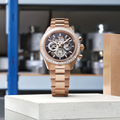 Chronomaster Sport Skeleton 18K Rose Gold Limited Edition 41mm - Grey w/ Diamonds on Bracelet