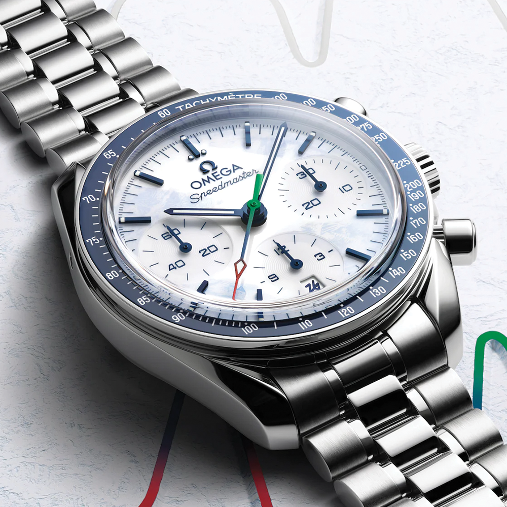 Speedmaster Milano Cortina 2026 Paralympic Winter Games 38mm - White on Bracelet