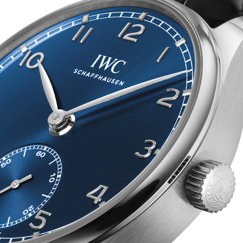 Portugieser Automatic 40mm - Blue on Leather Strap