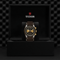 Black Bay Chrono S&G 41mm - Black on Leather Strap