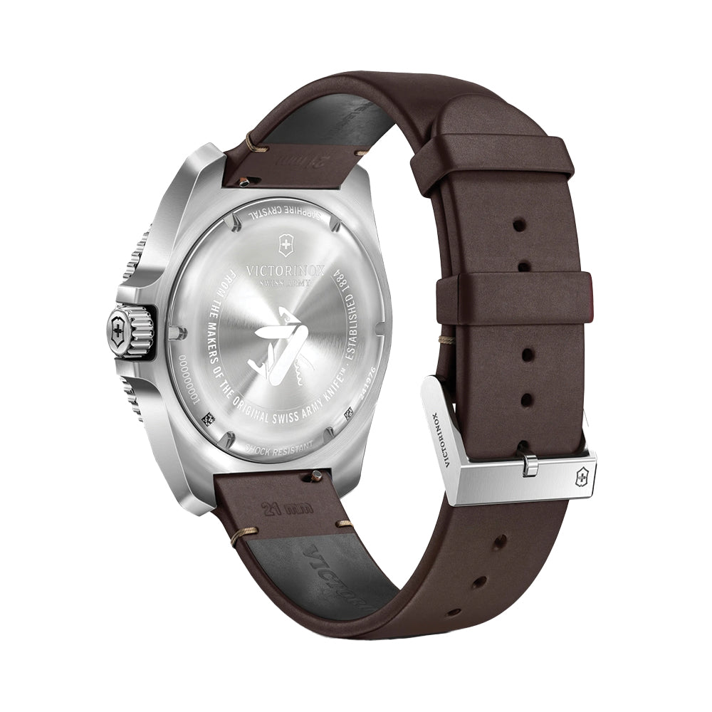 Journey 1884 Quartz 43mm - Black on Leather Strap w/ Extra Rubber Strap