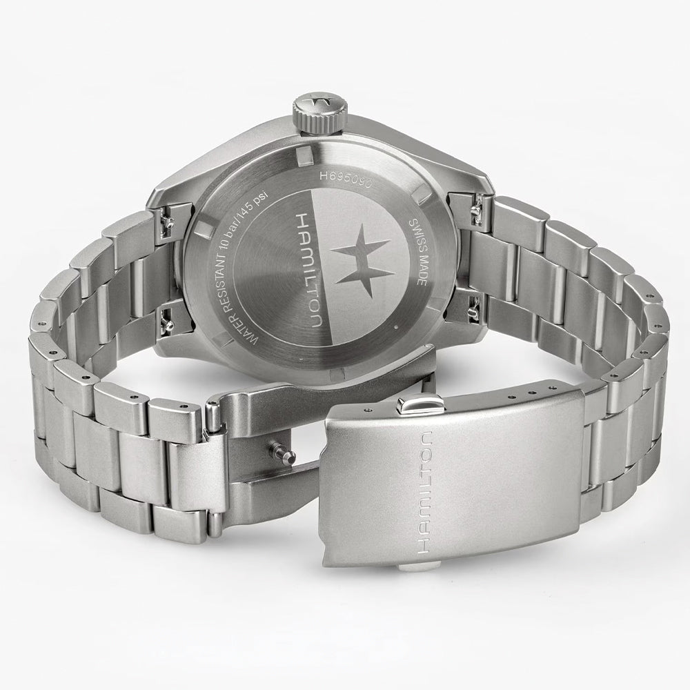 Khaki Field Mechanical Power Reserve 40mm - White on Bracelet