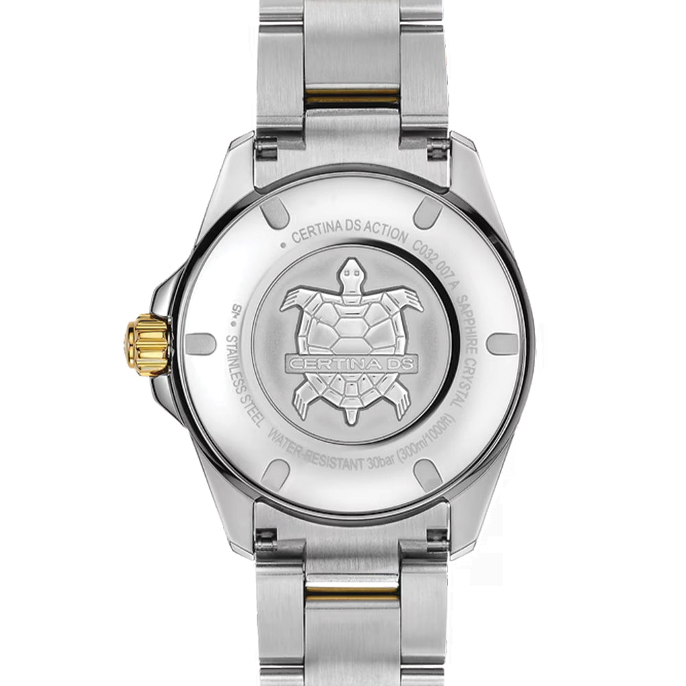 DS Action Powermatic 80 34.5mm - Mother of Pearl on Bracelet