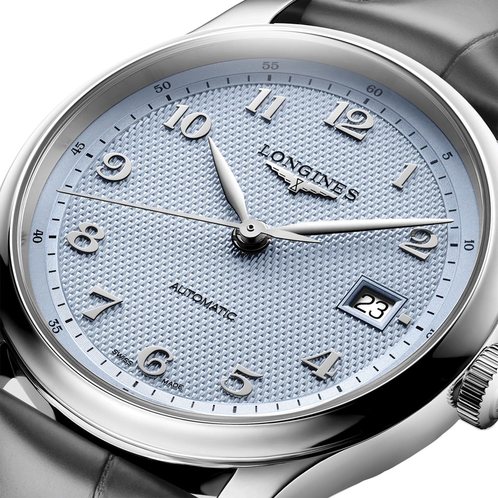 Master Collection 39mm - Blue on Leather Strap