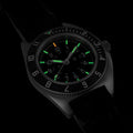 SSNAV No Date 41mm - Black on Rubber Strap