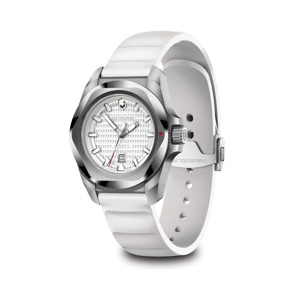 I.N.O.X. 32mm - White on Rubber Strap