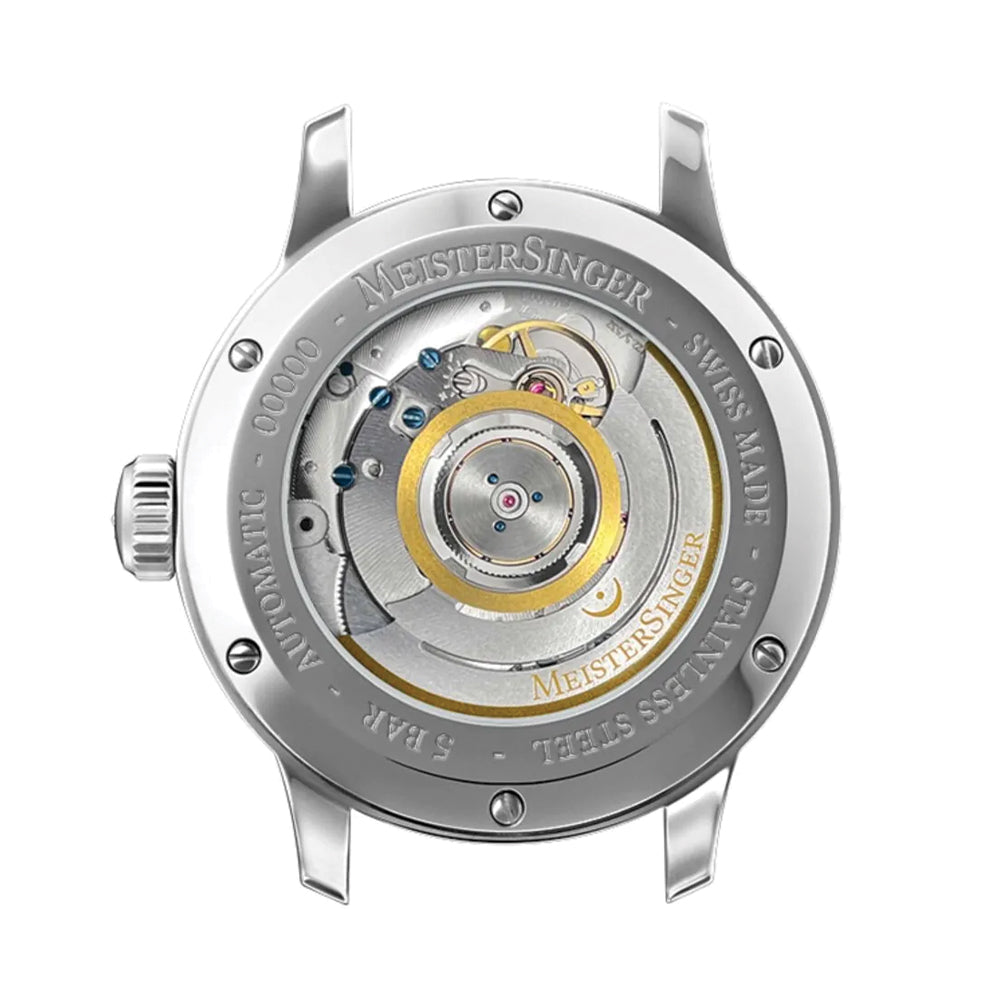 №03 43mm - Ivory on Leather Strap