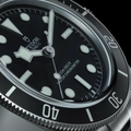 Black Bay 41mm - Black, Black Bezel on Rubber Strap