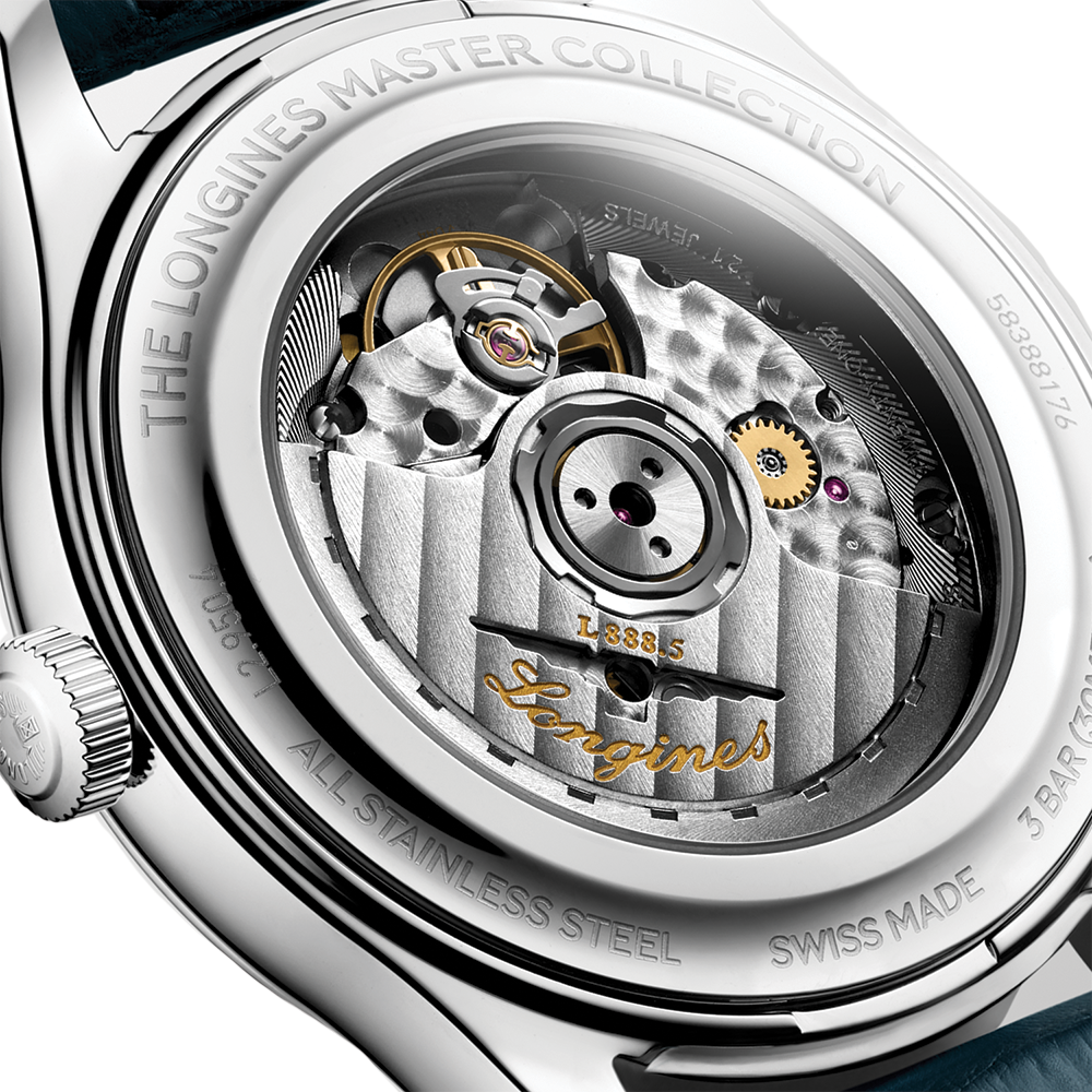 Master 41mm - Silver on Leather Strap