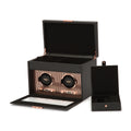 Axis Double Watch Winder With Storage - Copper