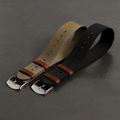 OLD SMITH 38mm - Ivory on Fabric Strap w/ Additional Fabric Strap