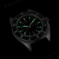 SSNAV No Date 41mm - Black on Nylon Defense Standard Strap