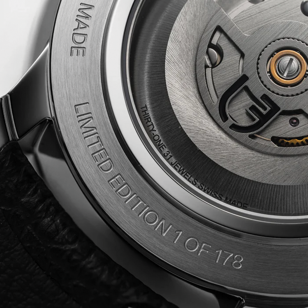 Le Régulateur Louis Erard x Vianney Halter II Worldwide Limtied Edition 43mm - Silver on Leather Strap