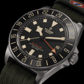 Pelagos FXD GMT Titanium 42mm - Black on Fabric Strap