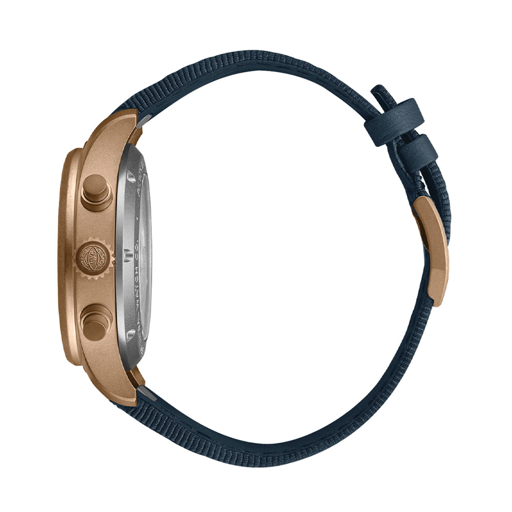 Pilot's Watch Chronograph Bronze Case 41mm - Blue on Textile Strap