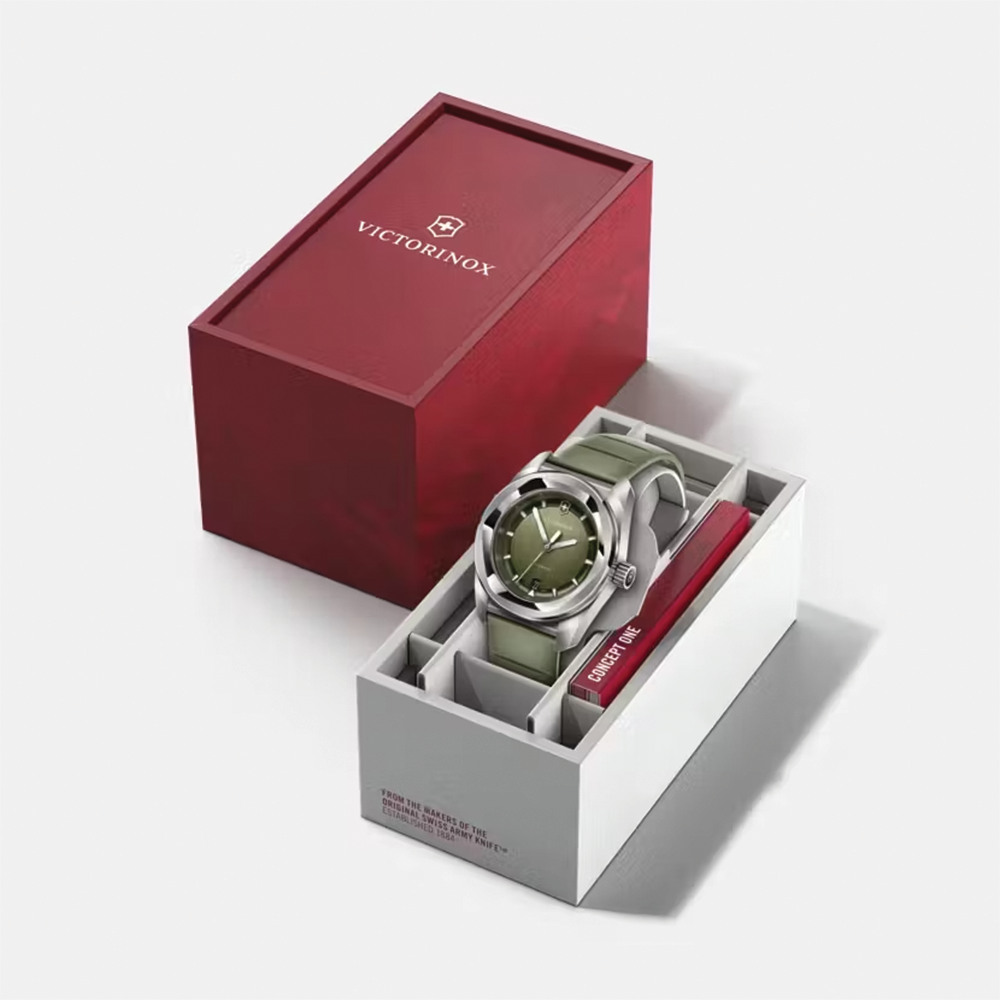 Concept One Automatic 39mm - Green on Rubber Strap
