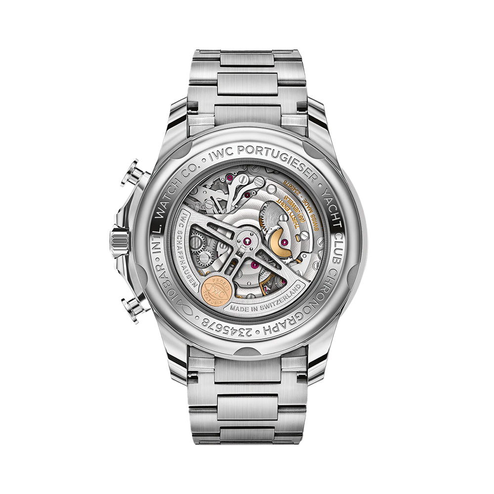 Portugieser Yacht Club Chronograph 44.6mm - Silver-Plated on Bracelet