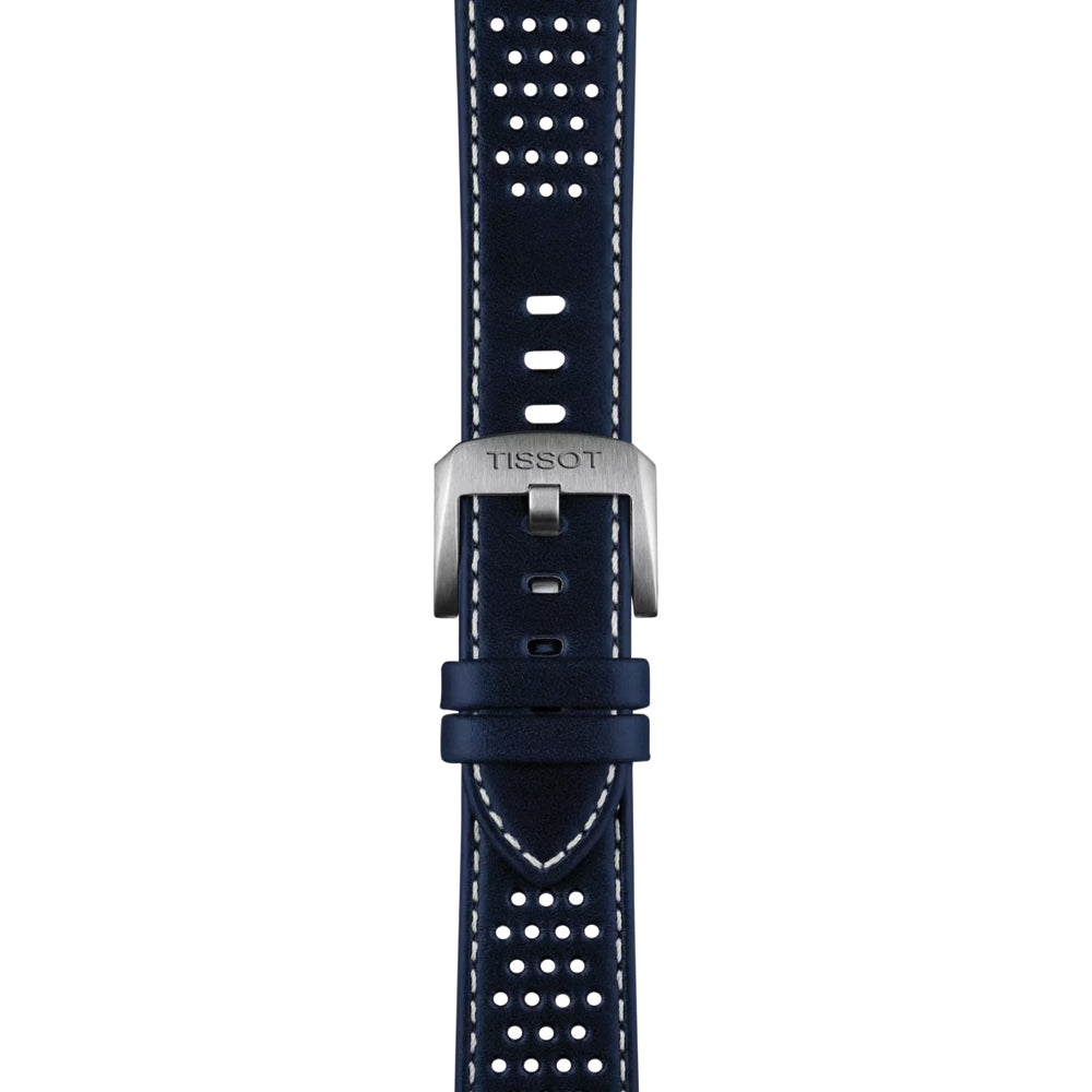 PR516 Powermatic 80 38mm - Blue on Leather Strap