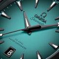 Seamaster Aqua Terra 150M 38mm - Turquoise on Rubber Strap