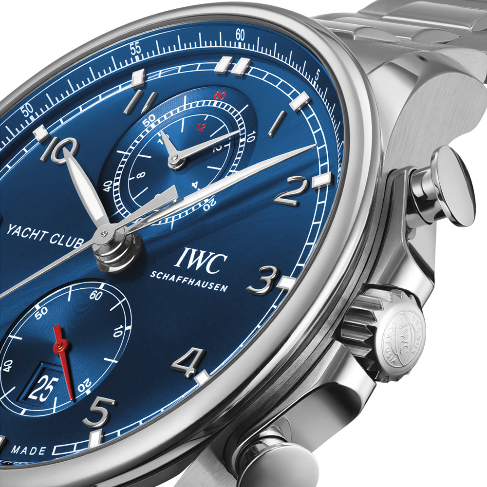 Portugieser Yacht Club Chronograph 44.6mm - Blue on Bracelet